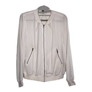 View by Walter Baker Womens Jacket Size XS White Long Sleeve Full Front Zip